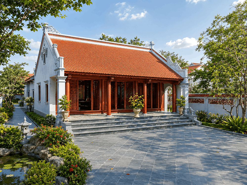 Báo Giá Thi Công Nhà Gỗ 3 Gian Đẹp Trọn Gói
