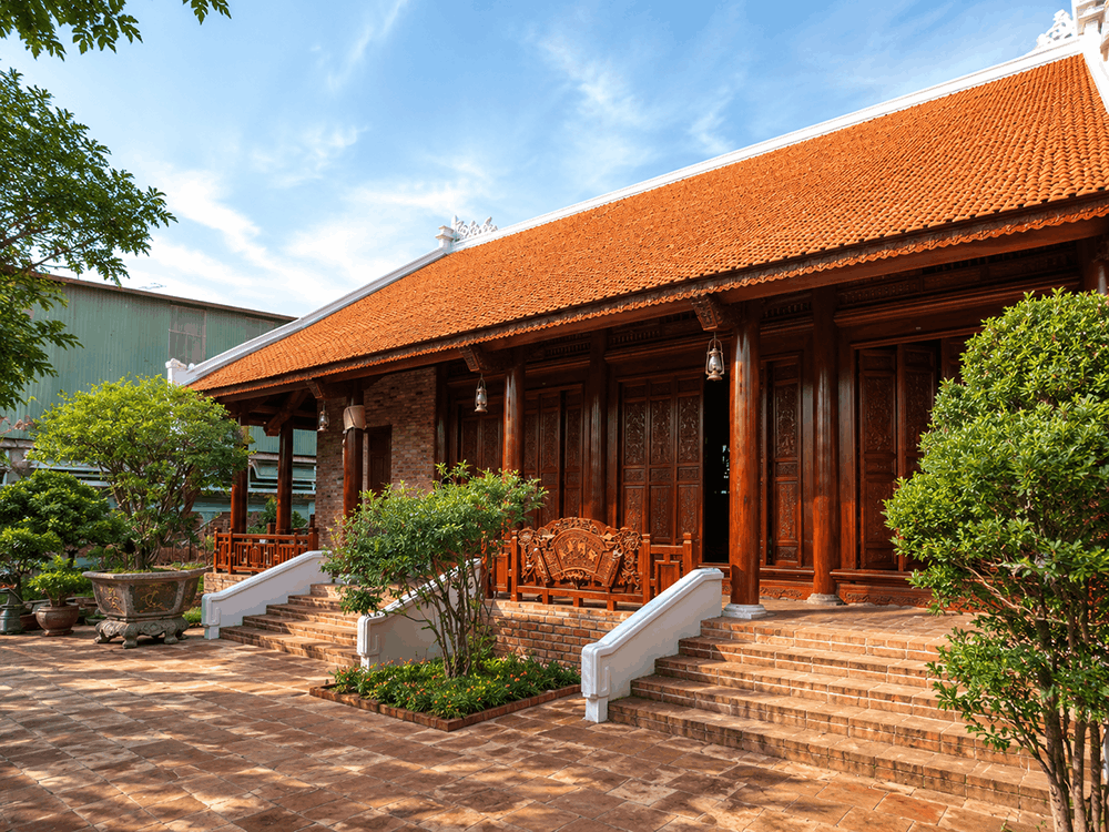Báo Giá Thi Công Nhà Gỗ 3 Gian Đẹp Trọn Gói