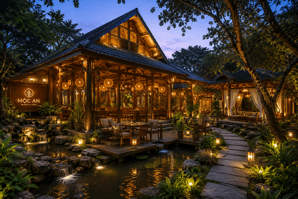 100+ Mẫu Thiết Kế Nhà Gỗ Cà Phê Đẹp, Thu Hút Khách Check in