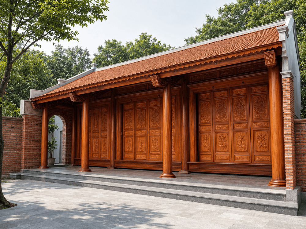 Hoàn Thiện Nhà Gỗ Lim 3 Gian 24 Cột Tại Phú Xuyên – Hà Nội