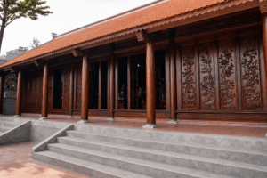 Hoàn Thiện Nhà Gỗ 5 Gian Gỗ Lim Nam Phi Tại Văn Môn – Bắc Ninh