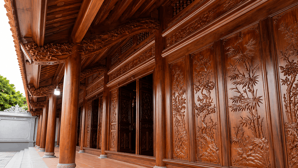 Hoàn Thiện Nhà Gỗ 5 Gian Gỗ Lim Nam Phi Tại Văn Môn – Bắc Ninh