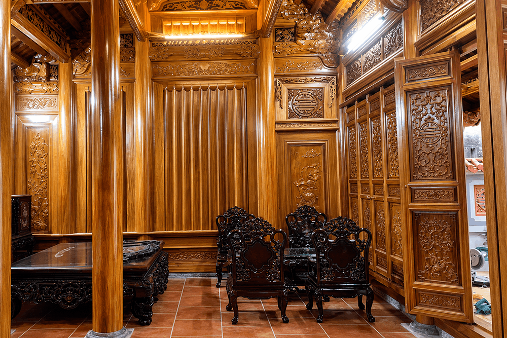 Dự Án Nhà Gỗ Lim 3 Gian 18 Cột Tại Lập Thạch – Phú Thọ