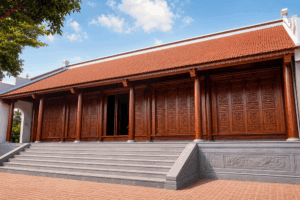 Hoàn Thiện Nhà Gỗ Lim 5 Gian Hiên Thông 24 Cột Ở Ba Vì – Hà Nội