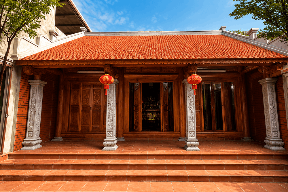 Dự Án Nhà Gỗ Xoan 3 Gian 18 Cột Tại Hoa Lư – Ninh Bình
