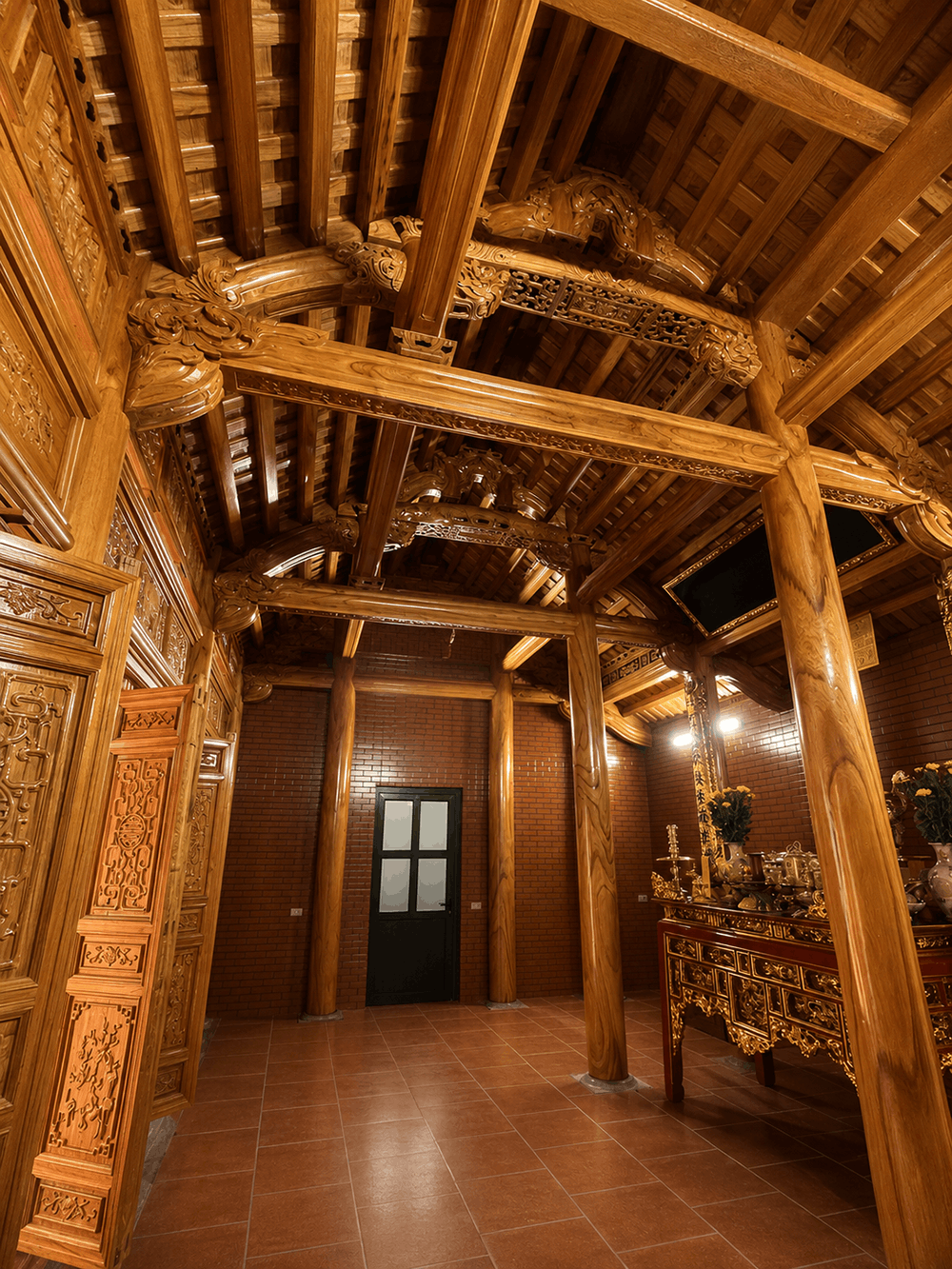 Dự Án Nhà Gỗ Xoan 3 Gian 18 Cột Tại Hoa Lư – Ninh Bình