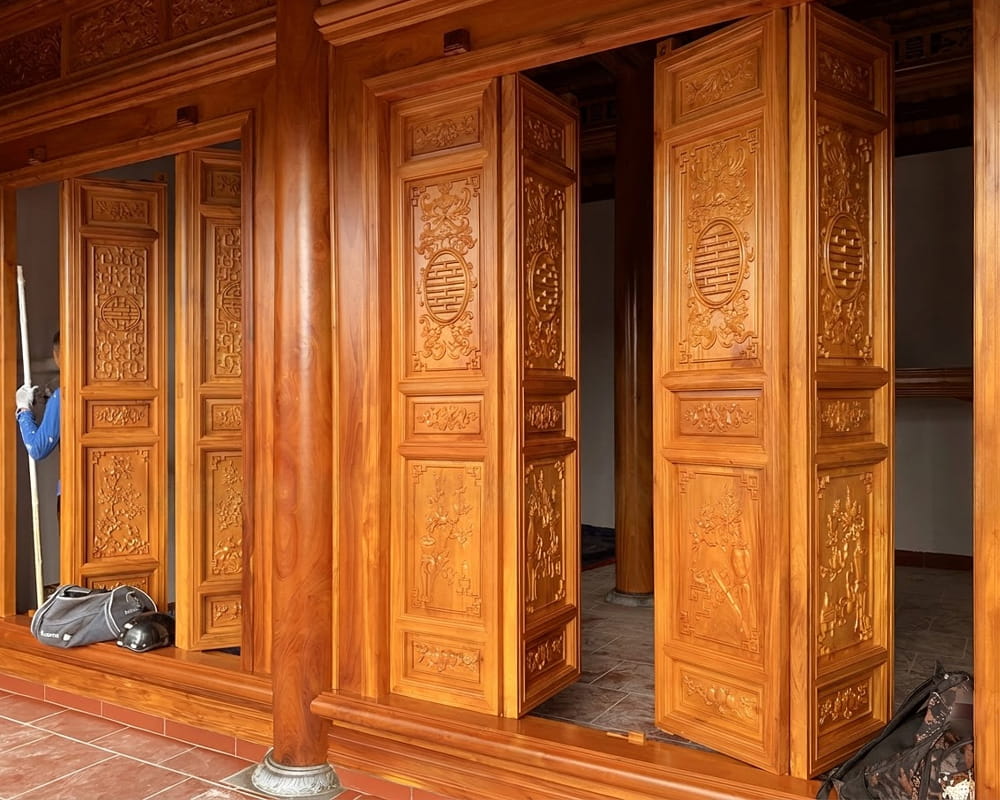 Hoàn Thiện Nhà Gỗ Mít 3 Gian 12 Cột Tại Gia Bình – Bắc Ninh