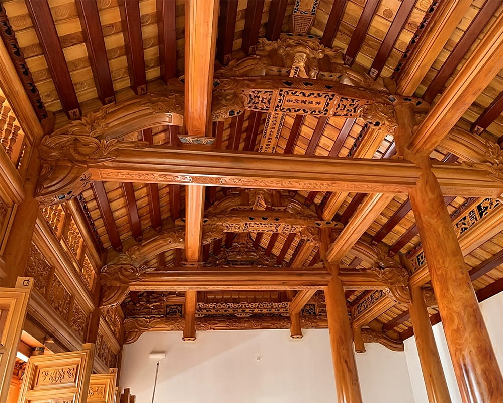 Hoàn Thiện Nhà Gỗ Mít 3 Gian 12 Cột Tại Gia Bình – Bắc Ninh