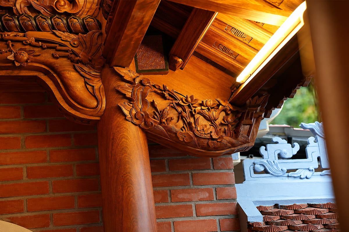 Hoàn Thiện Nhà Gỗ 3 Gian Có Hậu Cung Ở Mỹ Đức – Hà Nội Hoàn Thiện Nhà Gỗ 3 Gian Có Hậu Cung Ở Mỹ Đức – Hà Nội