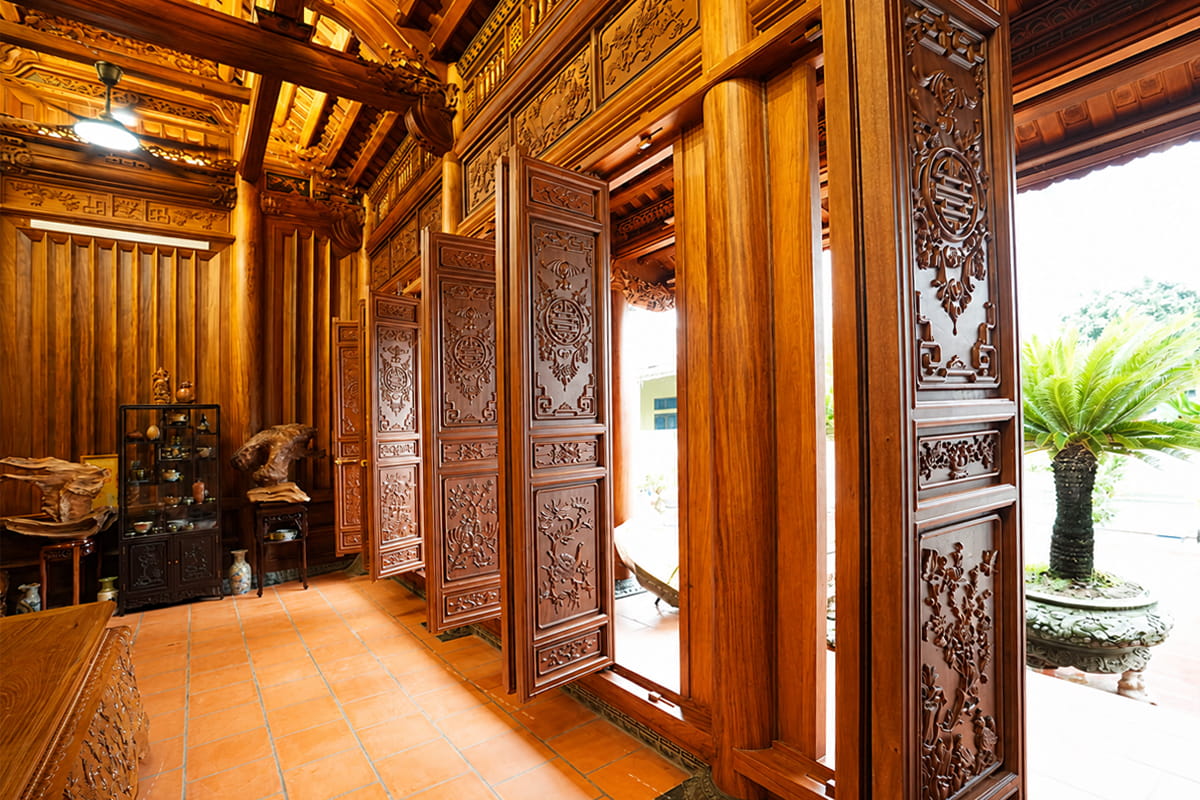 Hoàn Thiện Nhà Gỗ 3 Gian Có Hậu Cung Ở Mỹ Đức – Hà Nội Hoàn Thiện Nhà Gỗ 3 Gian Có Hậu Cung Ở Mỹ Đức – Hà Nội
