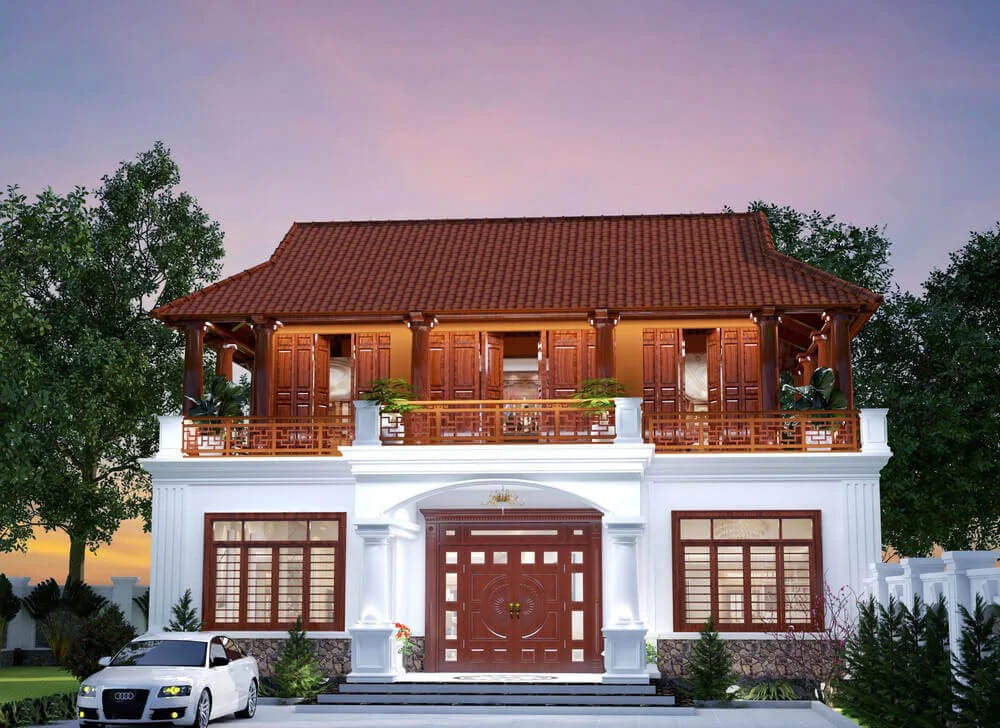 25+ Mẫu Nhà Gỗ 3 Gian 2 Tầng Đẹp Đang Được Yêu Thích Nhất