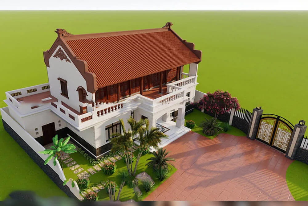 25+ Mẫu Nhà Gỗ 3 Gian 2 Tầng Đẹp Đang Được Yêu Thích Nhất
