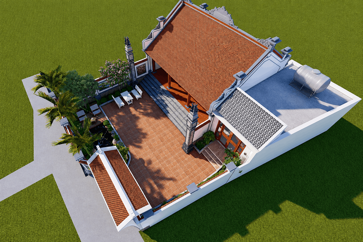 Hoàn Thiện Nhà Gỗ 3 Gian 22 Cột Đẹp Tại Tiên Lữ - Hưng Yên Hoàn Thiện Nhà Gỗ 3 Gian 22 Cột Đẹp Tại Tiên Lữ - Hưng Yên