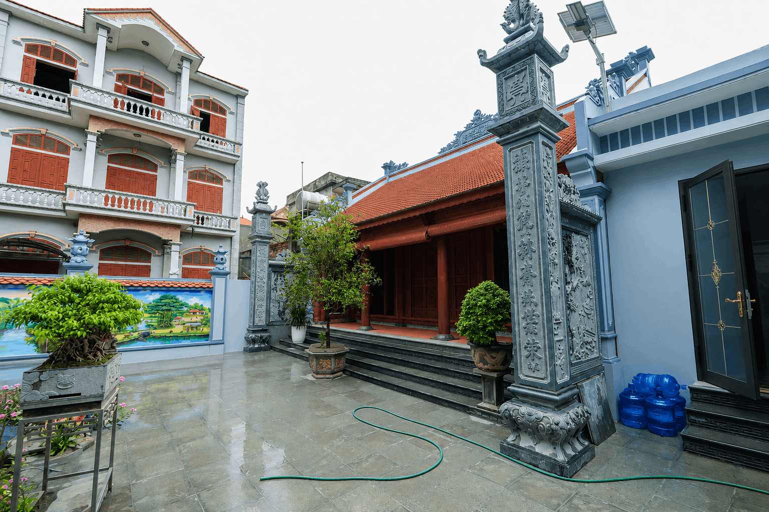 Hoàn Thiện Nhà Gỗ 3 Gian 22 Cột Đẹp Tại Tiên Lữ - Hưng Yên Hoàn Thiện Nhà Gỗ 3 Gian 22 Cột Đẹp Tại Tiên Lữ - Hưng Yên
