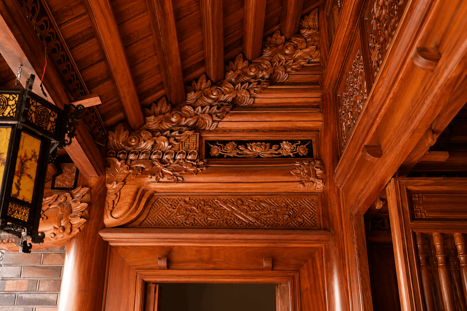 Thiết kế tổng thể nhà gỗ 5 gian 2 buồng gói tại Thanh Oai – Hà Nội - Phần hiên nhà Thiết kế tổng thể nhà gỗ 5 gian 2 buồng gói tại Thanh Oai – Hà Nội - Phần hiên nhà