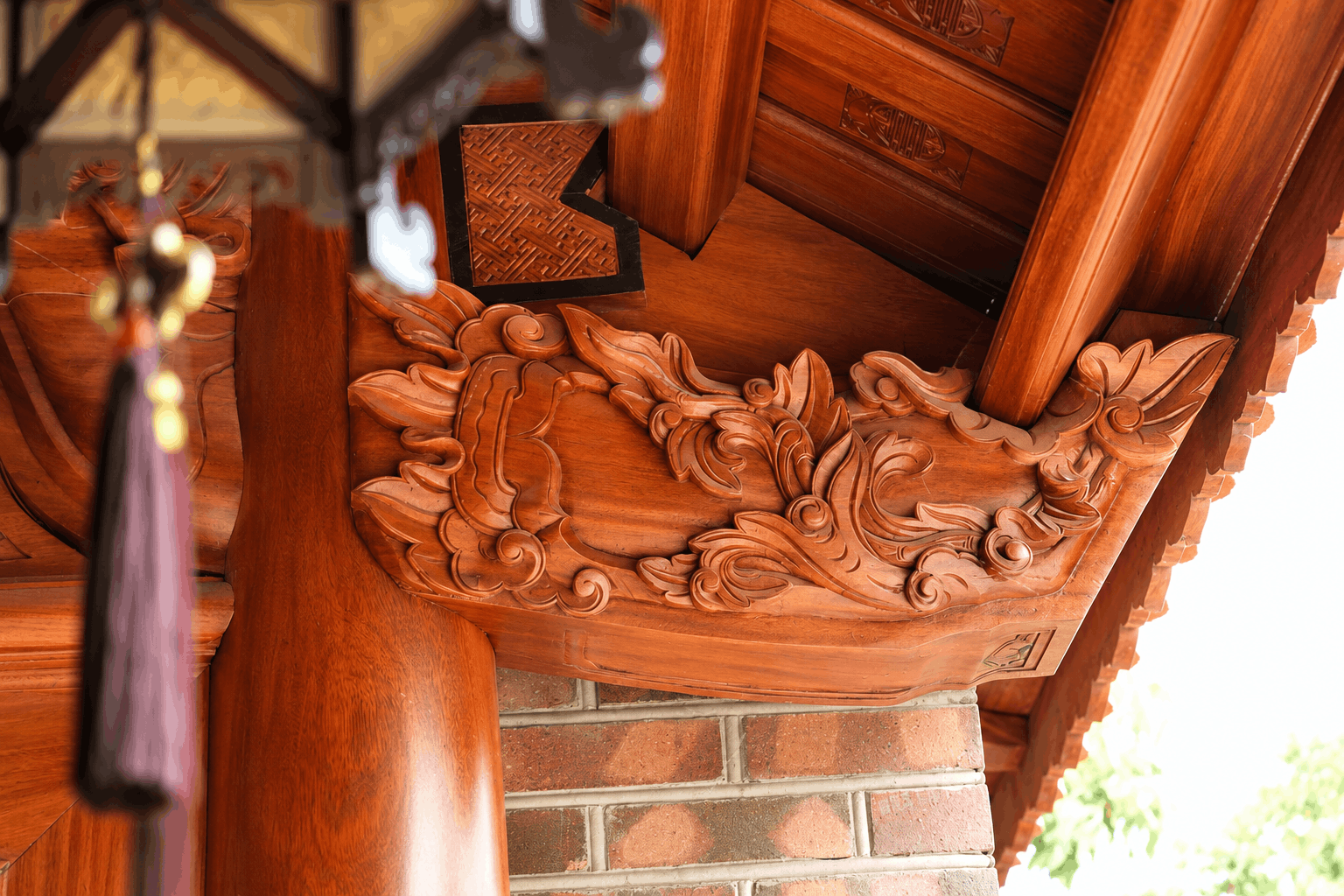 Thiết kế tổng thể nhà gỗ 5 gian 2 buồng gói tại Thanh Oai – Hà Nội - Phần hiên nhà Thiết kế tổng thể nhà gỗ 5 gian 2 buồng gói tại Thanh Oai – Hà Nội - Phần hiên nhà