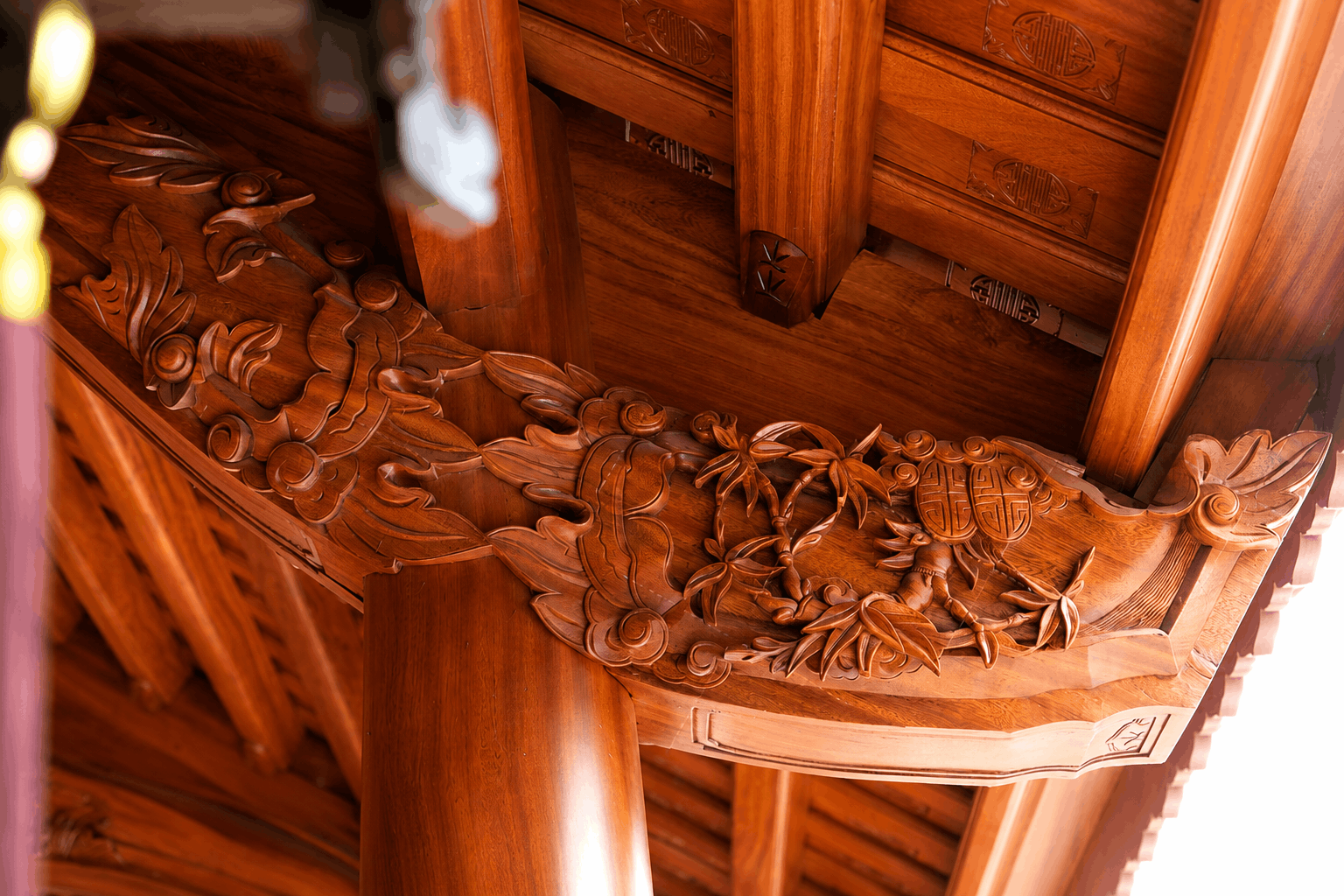 Thiết kế tổng thể nhà gỗ 5 gian 2 buồng gói tại Thanh Oai – Hà Nội - Phần hiên nhà Thiết kế tổng thể nhà gỗ 5 gian 2 buồng gói tại Thanh Oai – Hà Nội - Phần hiên nhà