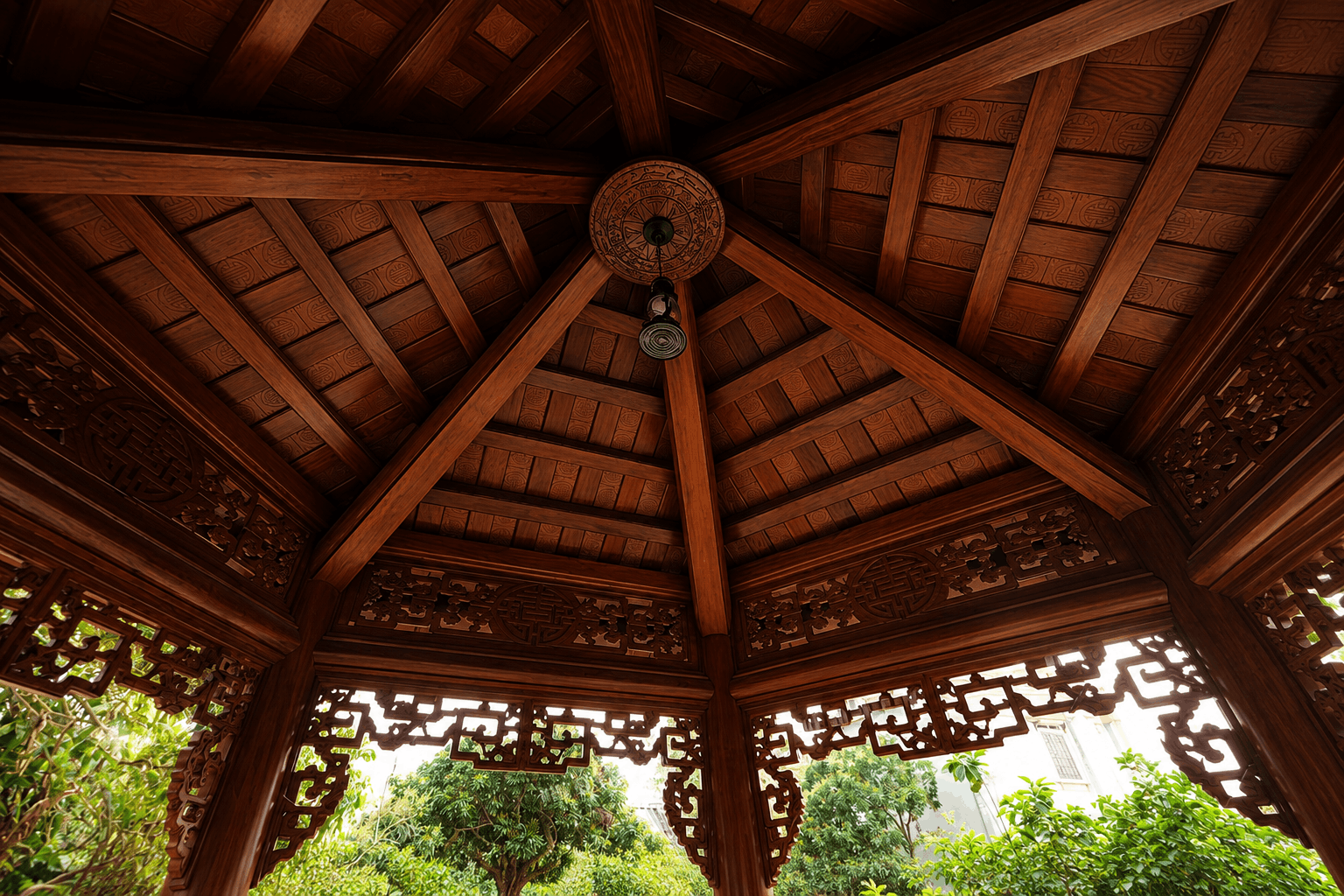 Hoàn Thiện Nhà Gỗ 5 Gian 2 Buồng Gói Tại Thanh Oai – Hà Nội - Bên ngoài nhà Hoàn Thiện Nhà Gỗ 5 Gian 2 Buồng Gói Tại Thanh Oai – Hà Nội - Bên ngoài nhà