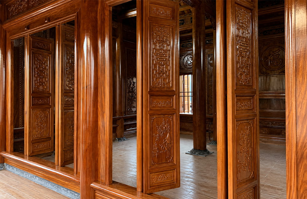 Hoàn Thiện Nhà Gỗ Lim 3 Gian 22 Cột Đẹp Tại Hậu Lộc – Thanh Hóa Hoàn Thiện Nhà Gỗ Lim 3 Gian 22 Cột Đẹp Tại Hậu Lộc – Thanh Hóa